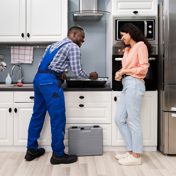 what kind of warranty do you offer on your cooktop repair services in Edgemoor South Carolina